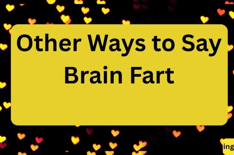 Other Ways to Say Brain Fart