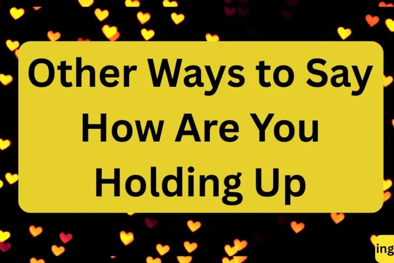 Other Ways to Say How Are You Holding Up in 2026