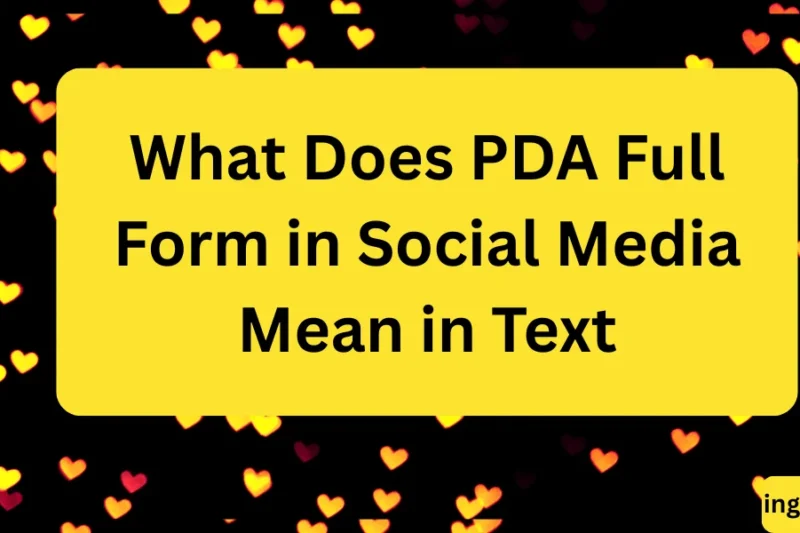 pda full form in social media