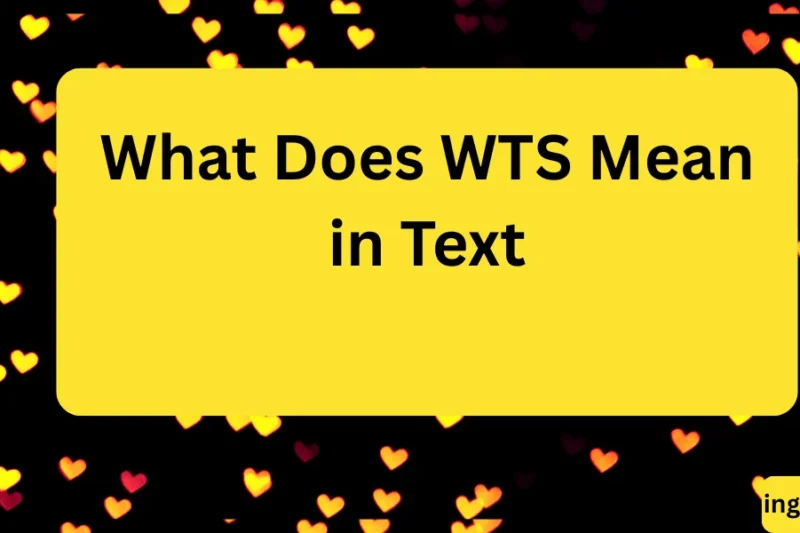 What Does WTS Mean in Text? Real Meaning, Examples & Social Media Use 2026